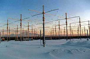 HAARP antenna array.