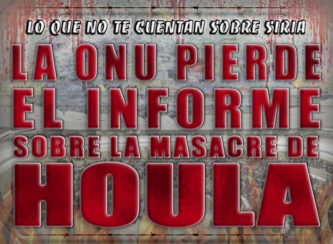 La ONU pierde el informe sobre la masacre de Houla